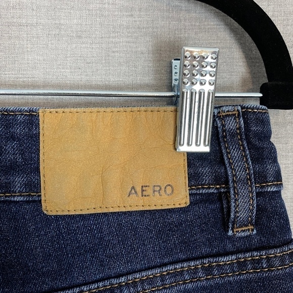 Aeropostale Skinny Taper Jeans 28 X 32 Blue Mid Rise - Picture 5 of 8